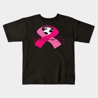 world  Cancer day Kids T-Shirt